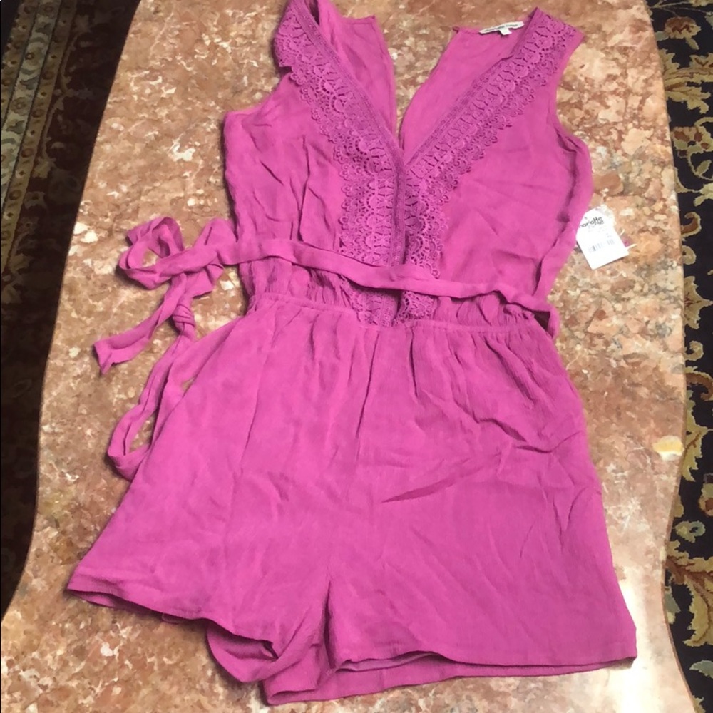 CS purple romper